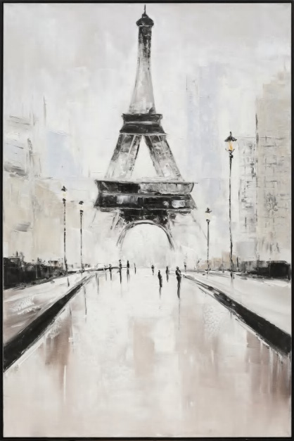 Hand-painted canvas, 80 × 120 cm, HP-120X80-0701