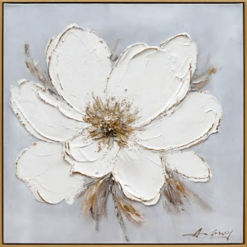 Hand-painted canvas, 60 × 60 cm, HP-60x60-0056
