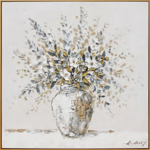 Hand-painted canvas, 80 × 80 cm, HP-80X80-0381